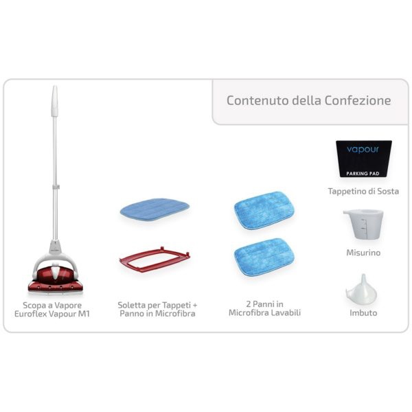  Euroflex Vapour M2R Steam Mop with Ultra Dry Steam