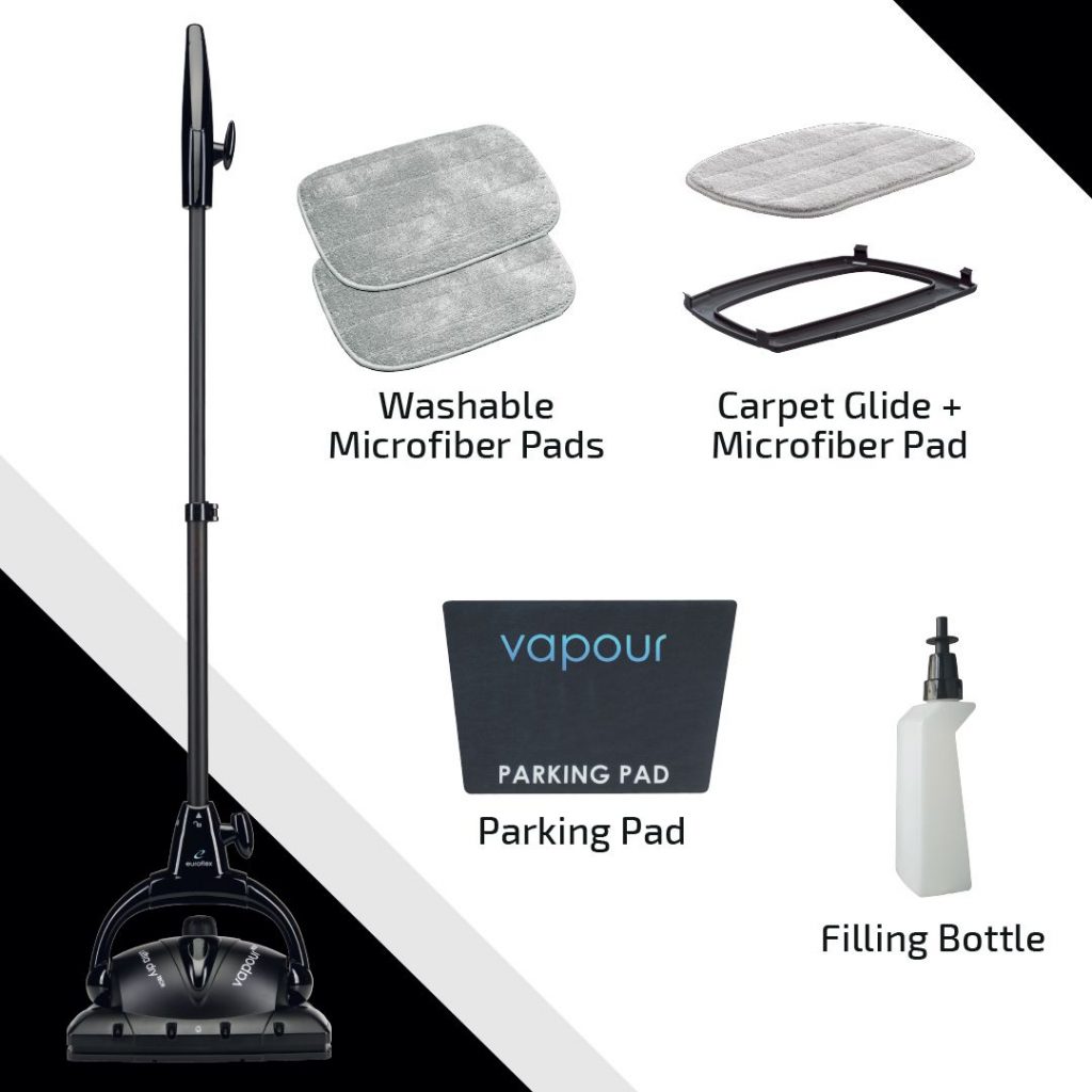 Euroflex VapourM2R Steam Mop with Ultra Dry Steam Technology